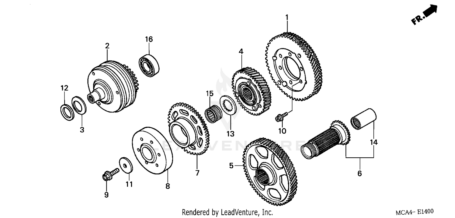 PRIMARY DRIVE GEAR
