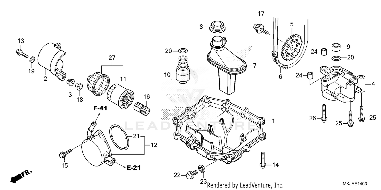OIL PAN@OIL PUMP