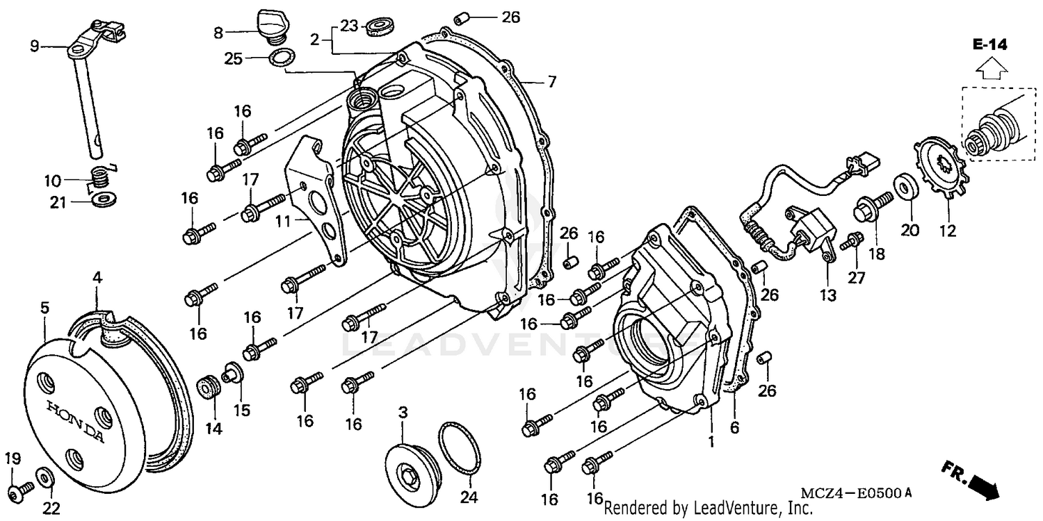 RIGHT CRANKCASE COVER
