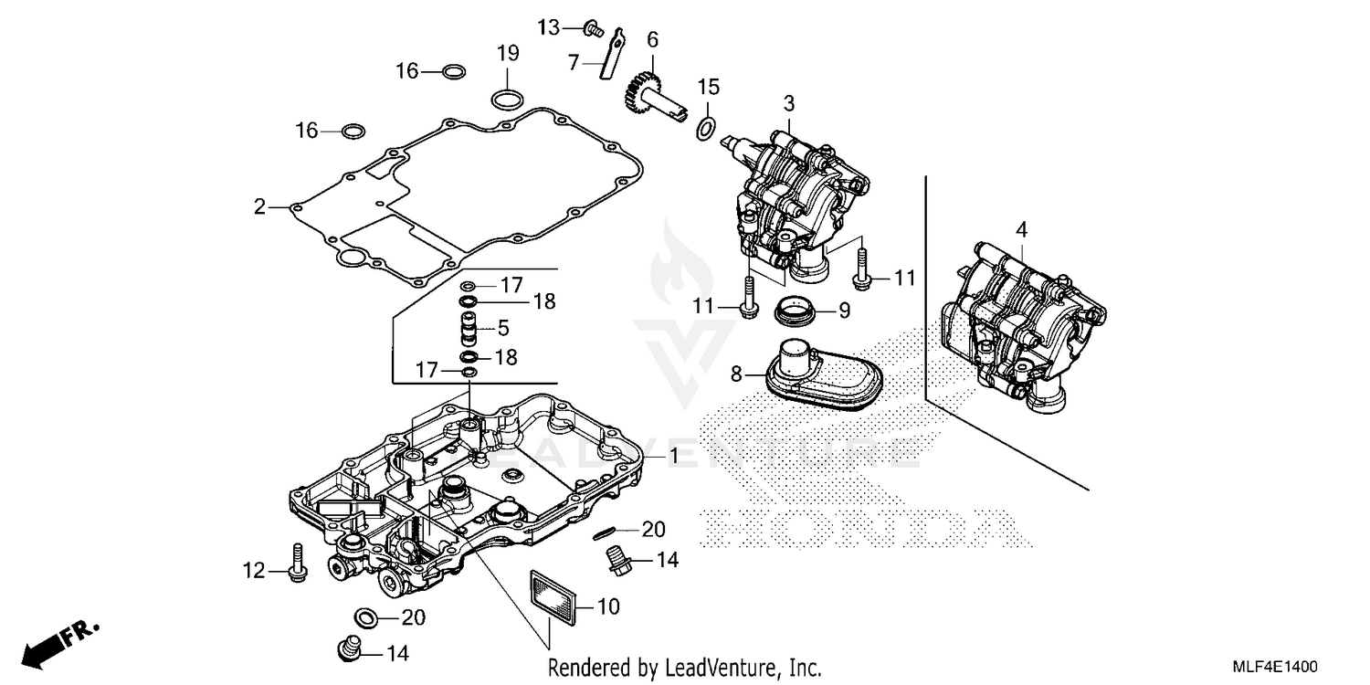 OIL PAN@OIL PUMP