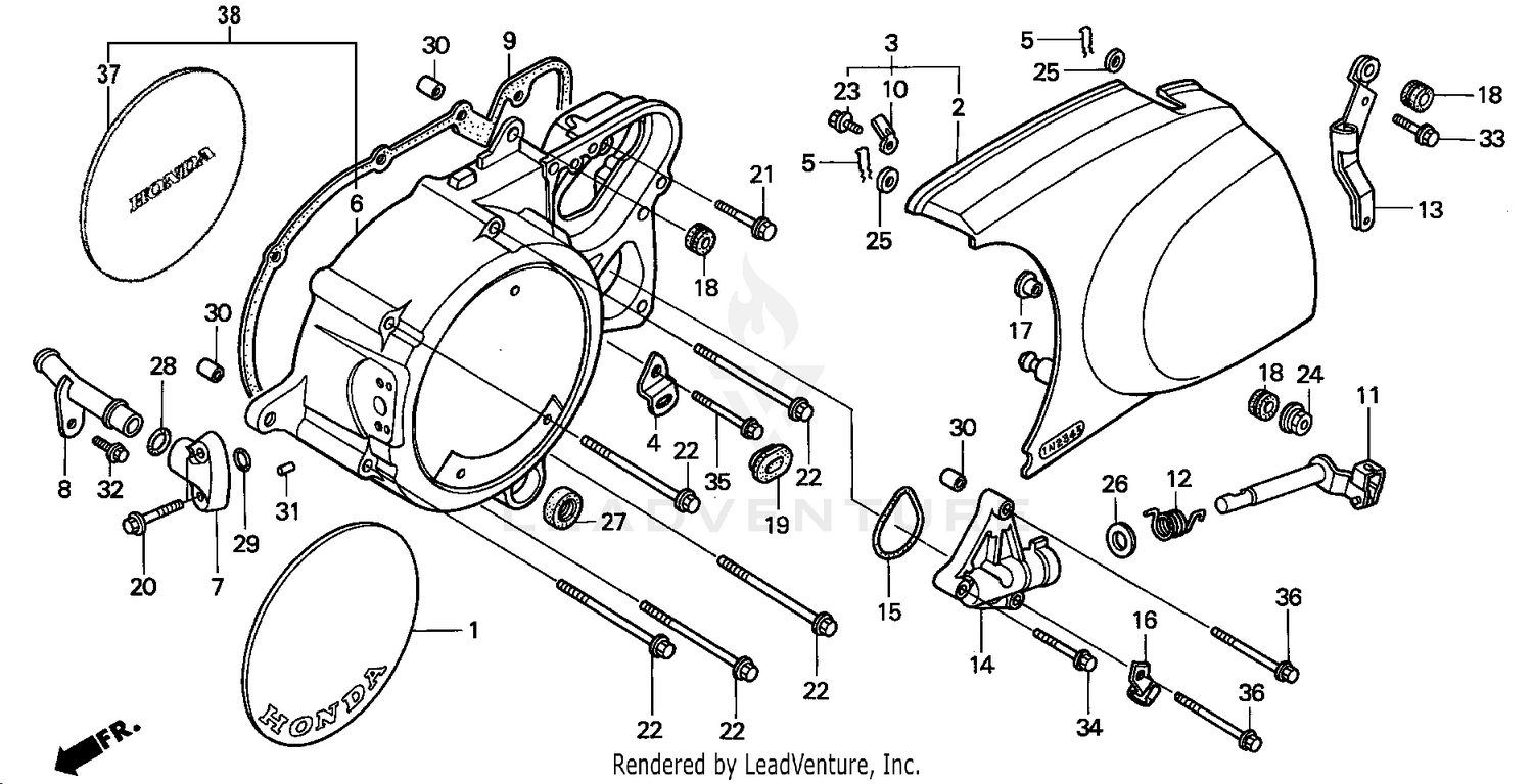 LEFT CRANKCASE COVER