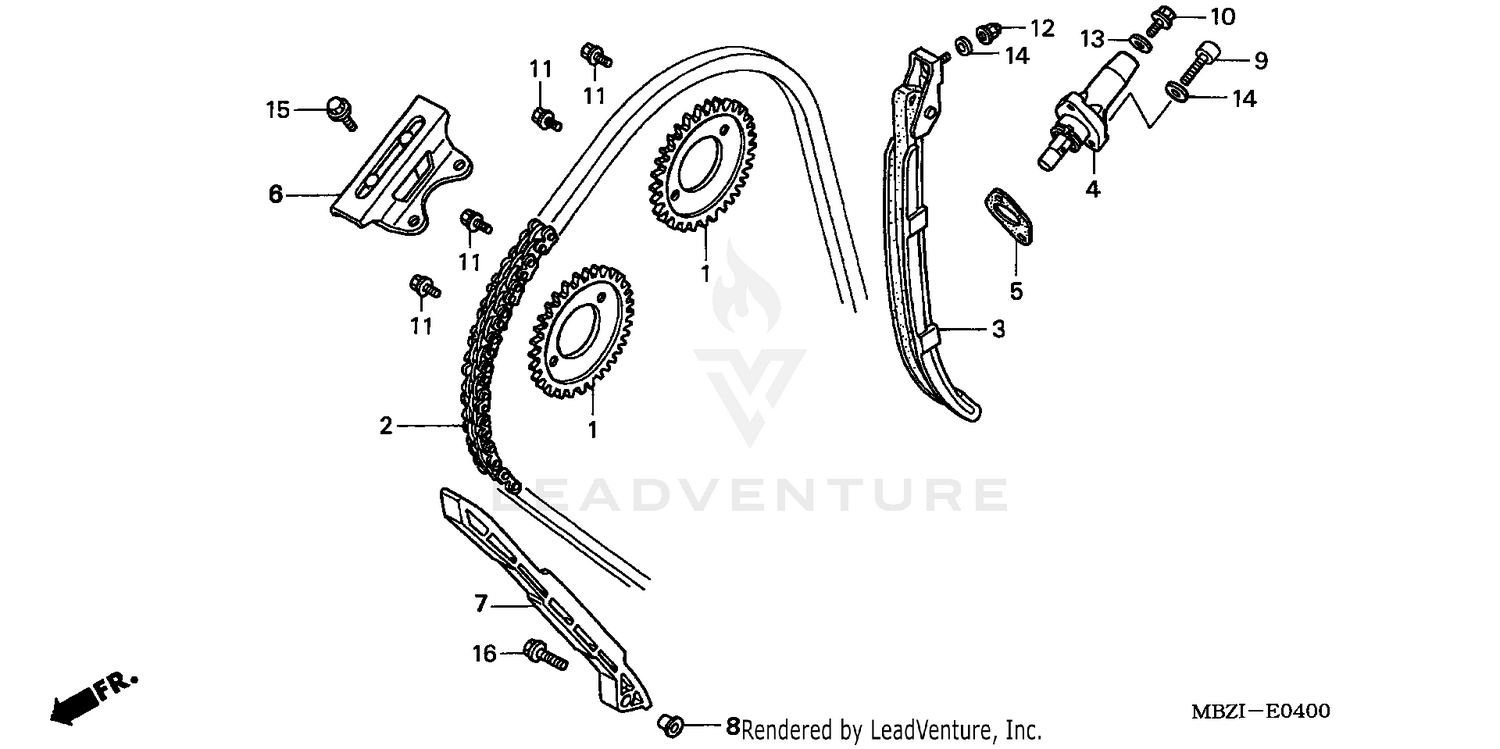 CAM CHAIN + TENSIONER