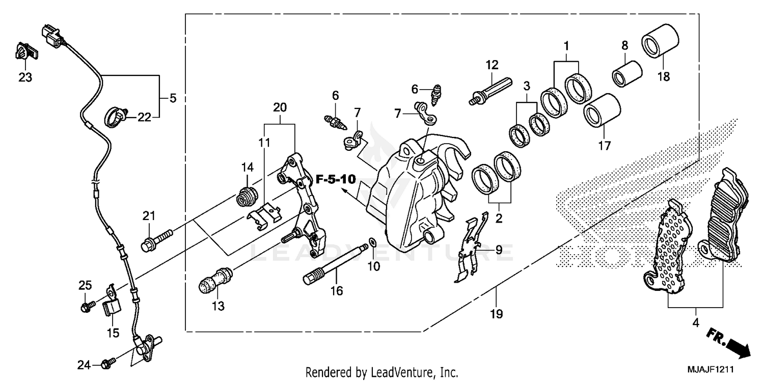 FRONT BRAKE CALIPER (2)