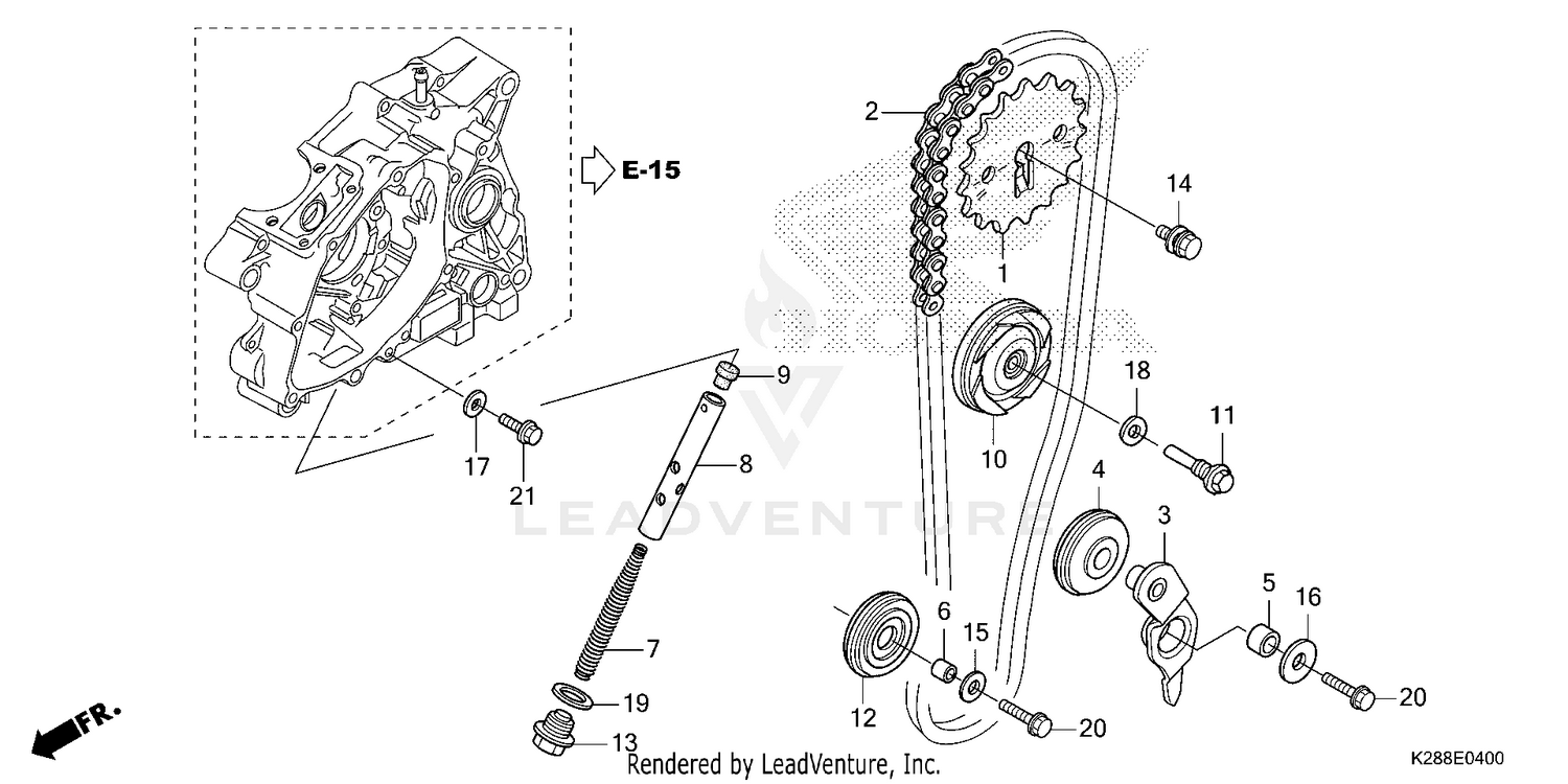 CAM CHAIN@TENSIONER