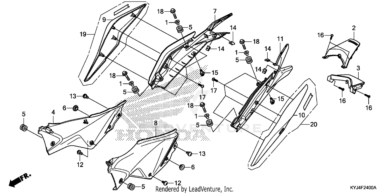 SIDE COVER@REAR COWL