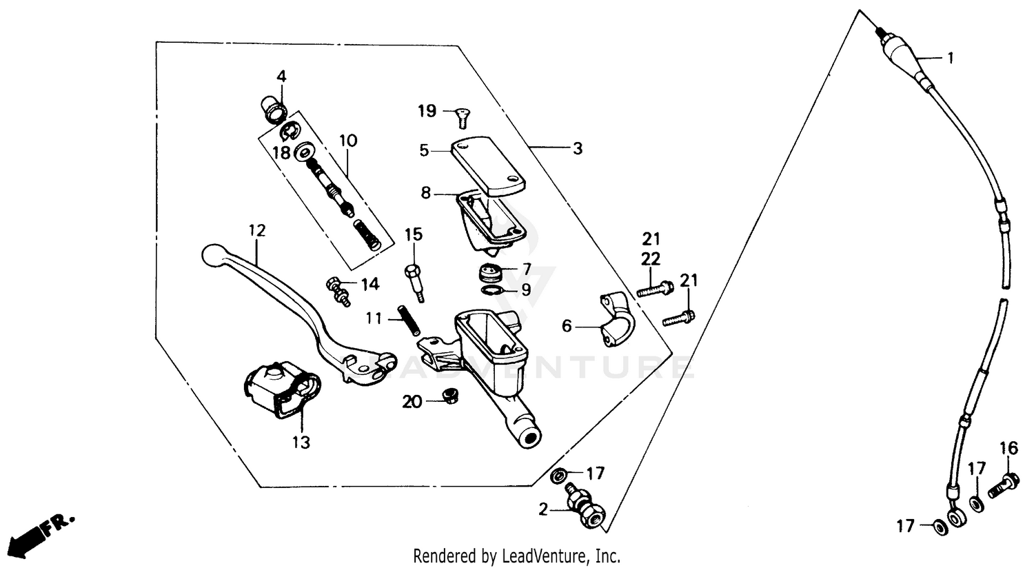 FRONT BRAKE MASTER CYLINDER