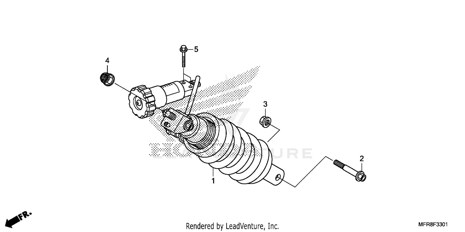 REAR SHOCK ABSORBER (2)