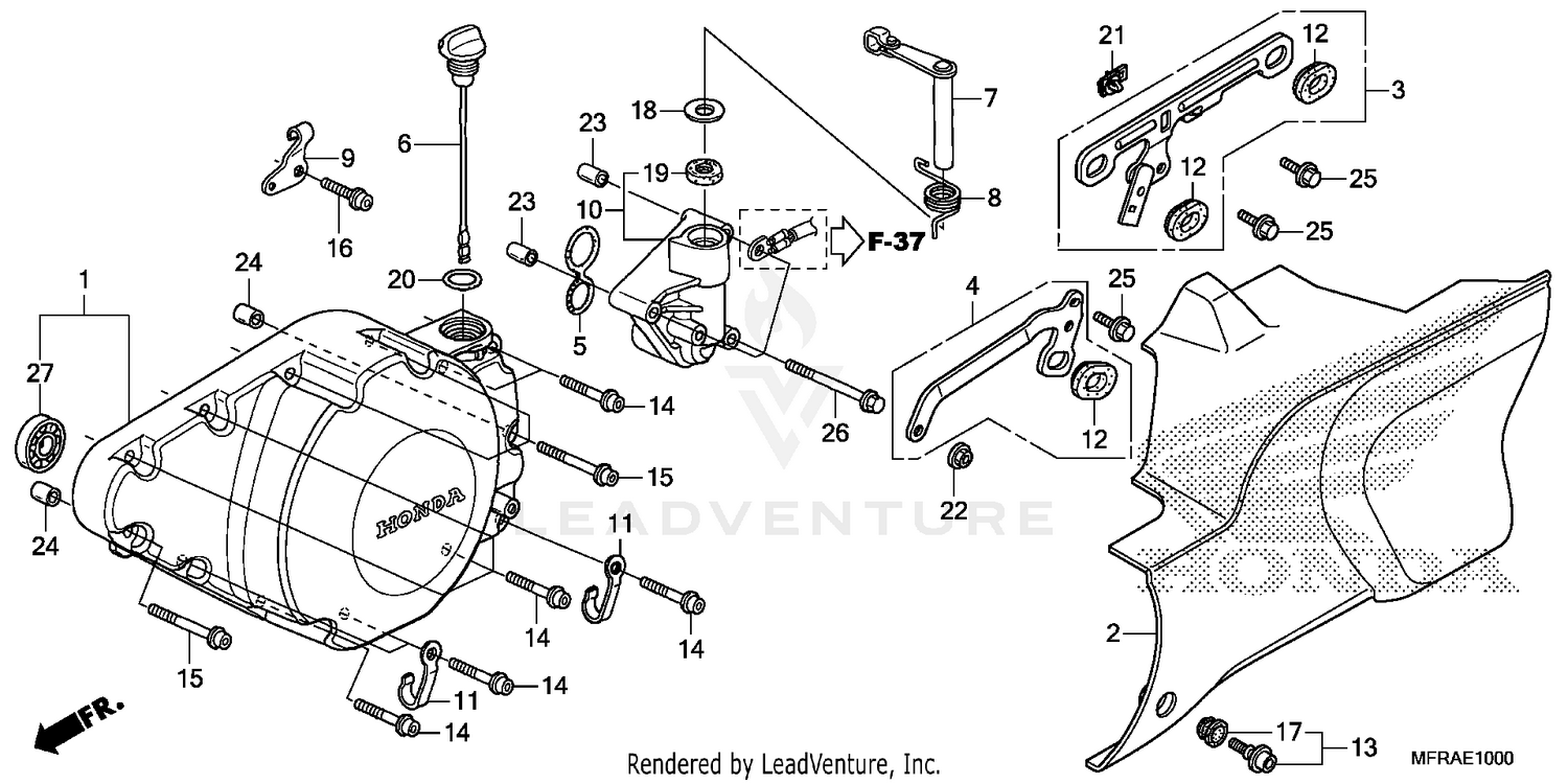 LEFT CRANKCASE COVER