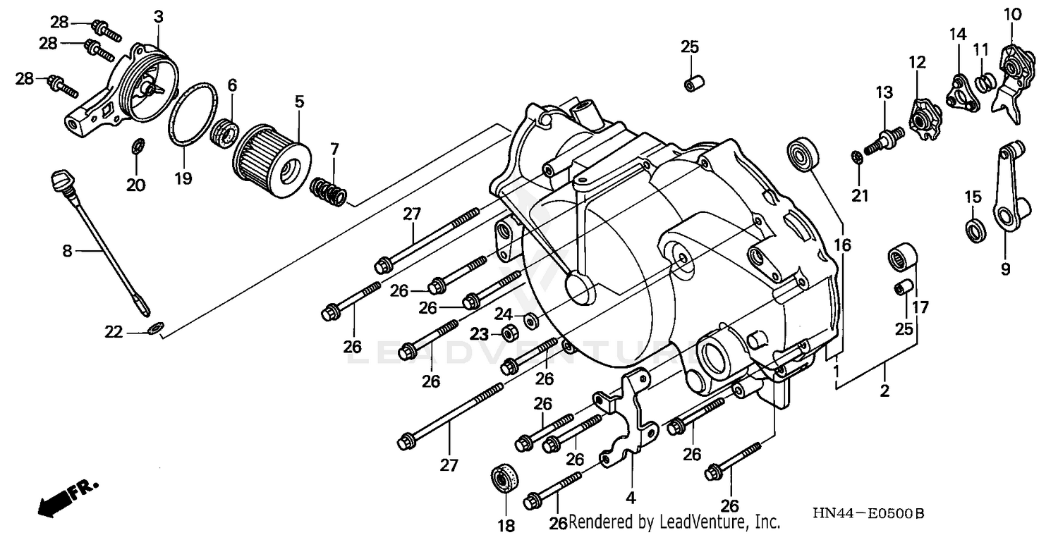 FRONT CRANKCASE COVER (1)
