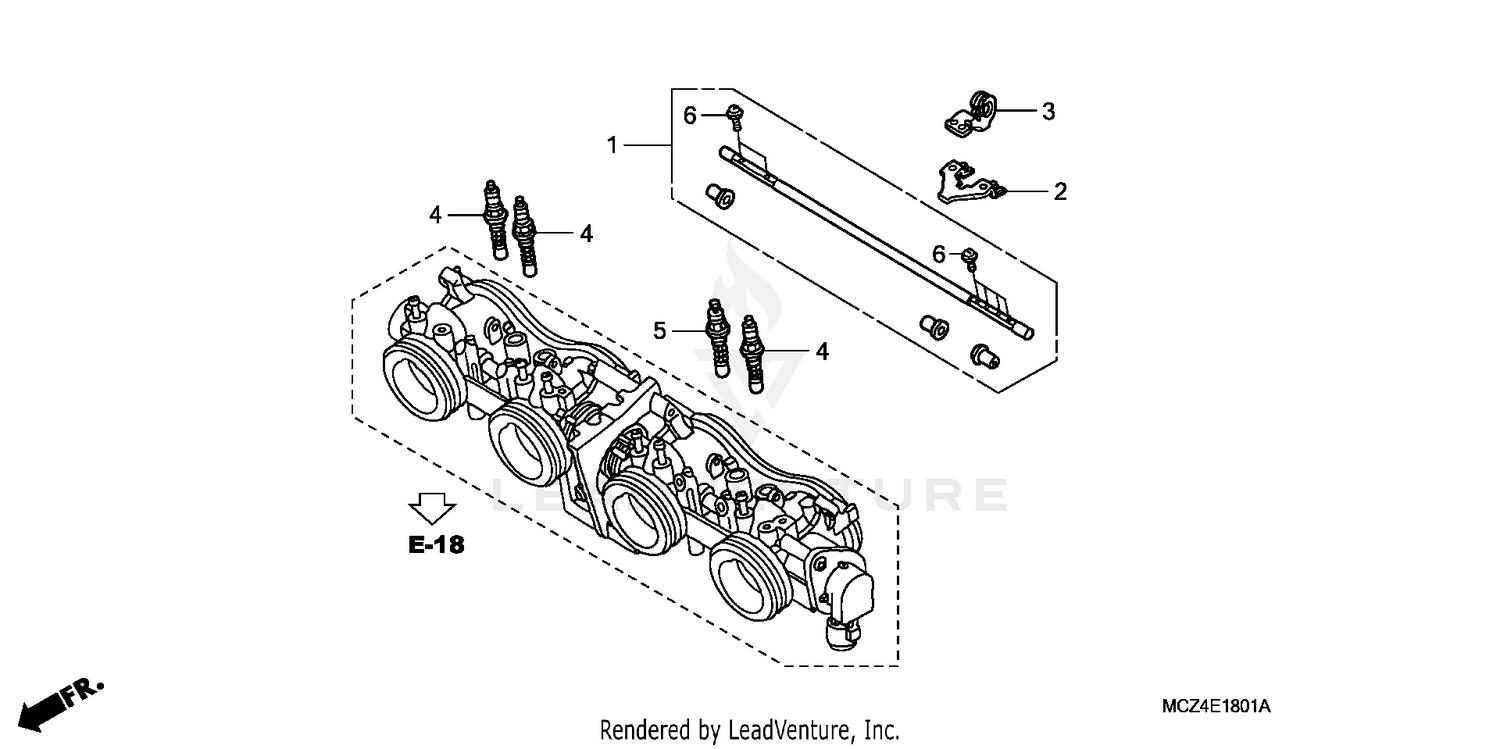 THROTTLE BODY (COMPONENT PARTS)