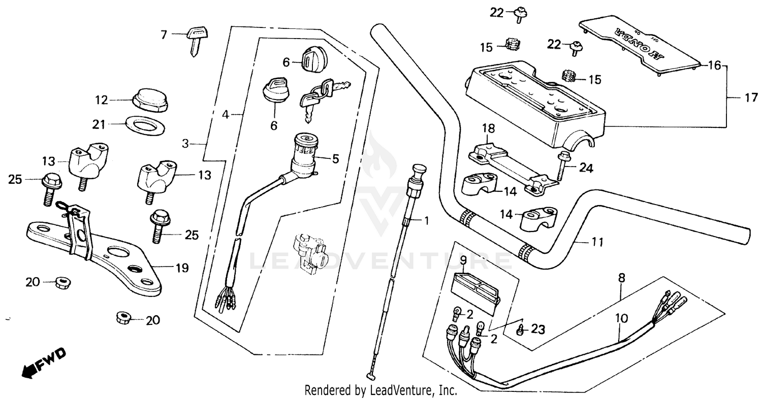 HANDLEBAR + TOP BRIDGE