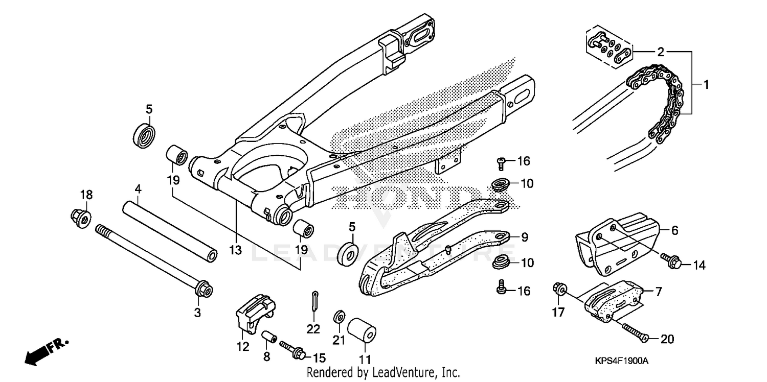 SWINGARM + CHAIN CASE