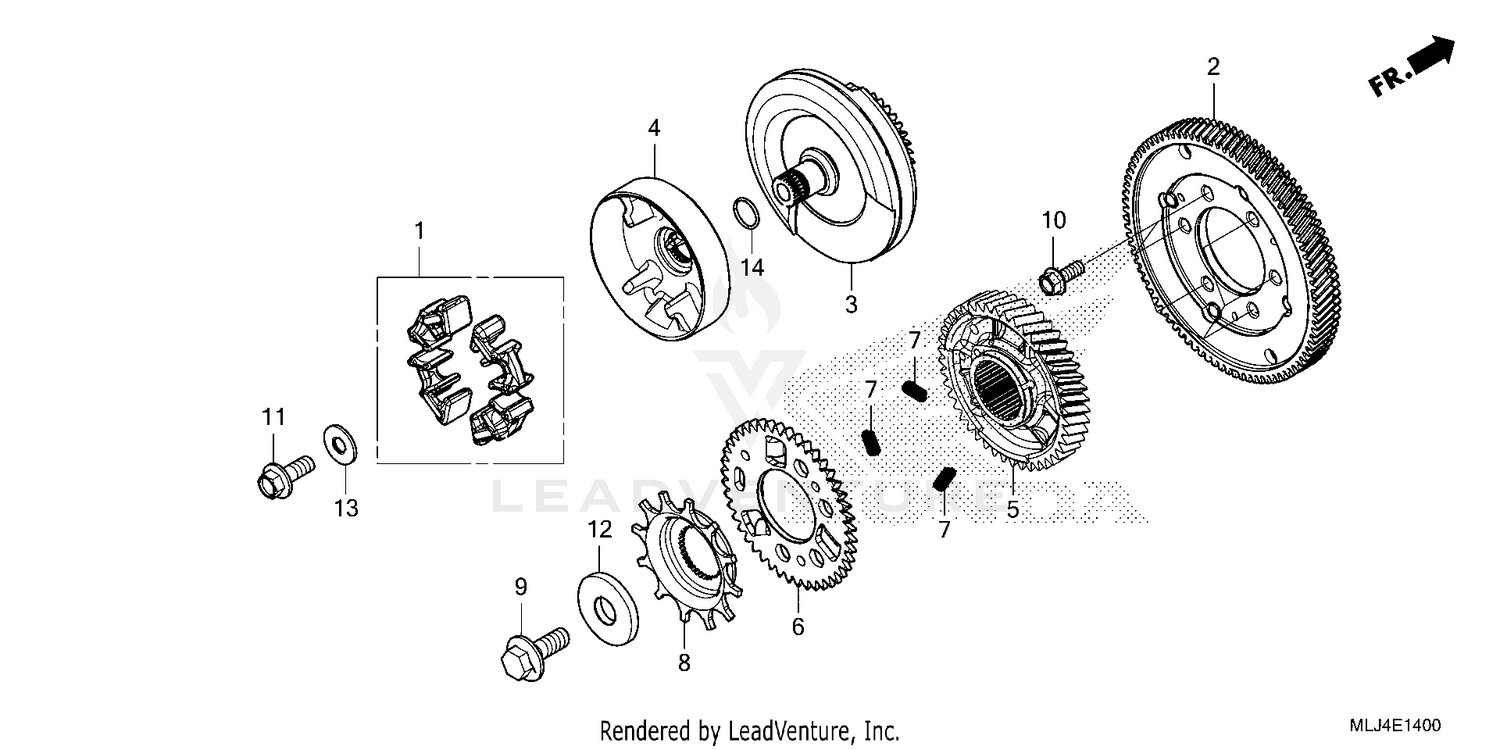 PRIMARY DRIVE GEAR