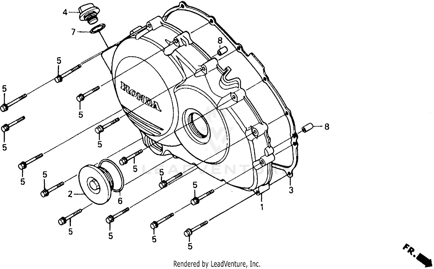 RIGHT CRANKCASE COVER