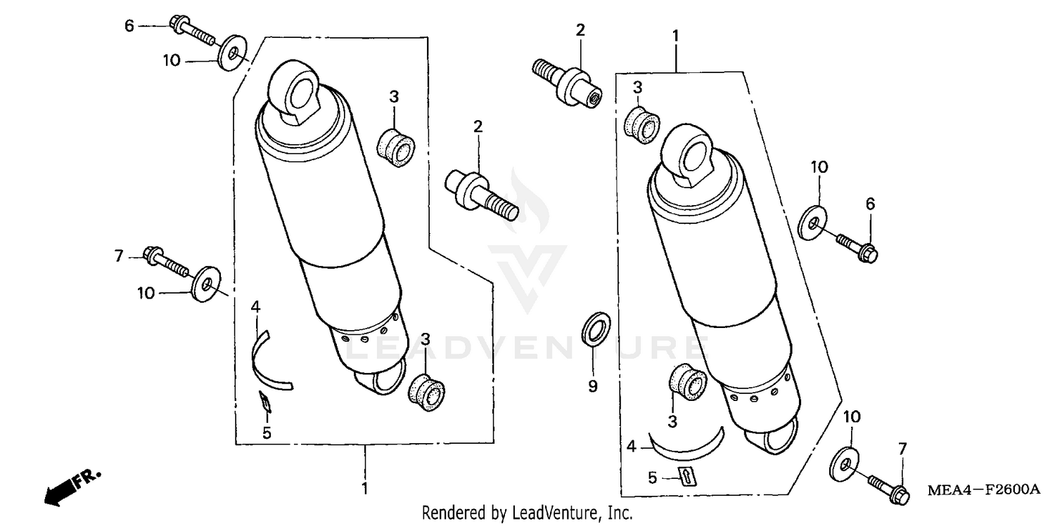 REAR SHOCK ABSORBER