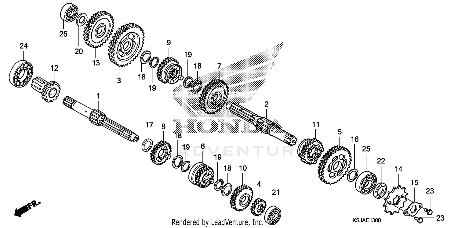 TRANSMISSION (CRF80F)