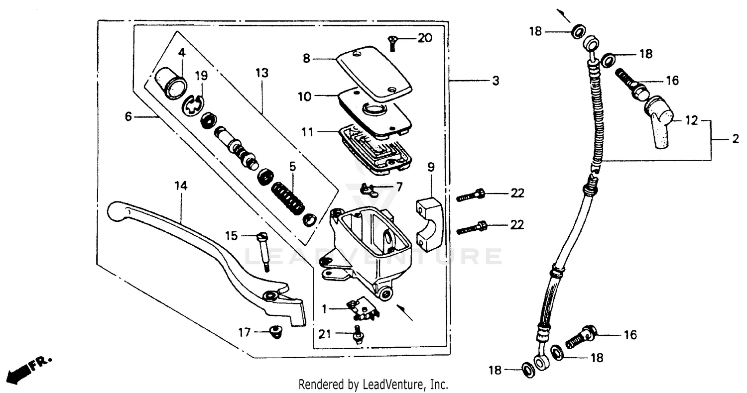 FRONT BRAKE MASTER CYLINDER