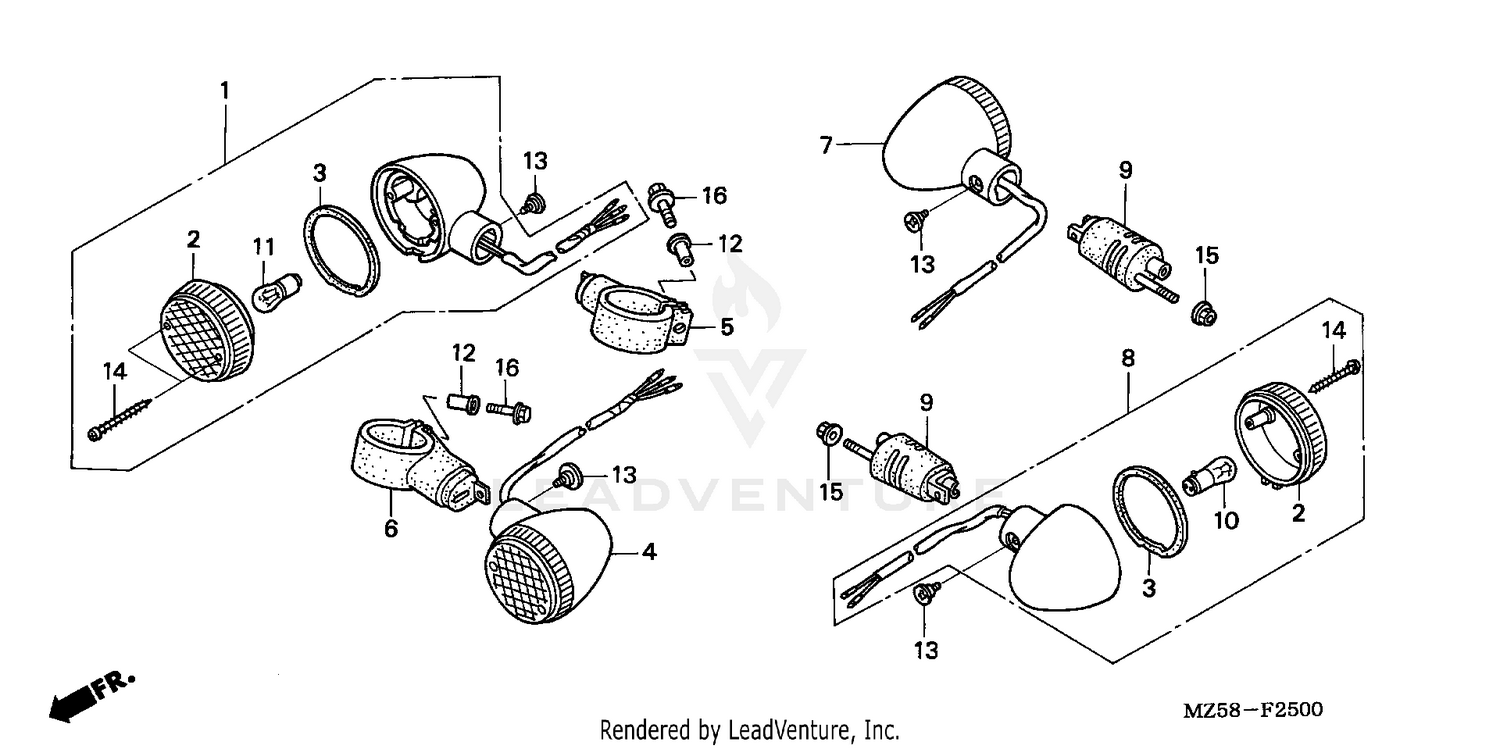 FRONT + REAR TURN SIGNAL