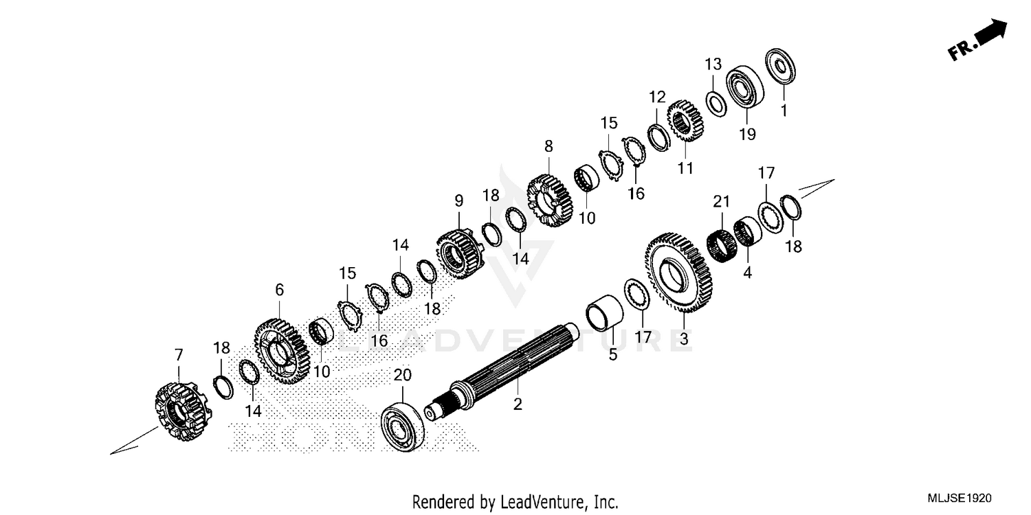 TRANSMISSION             (COUNTERSHAFT)