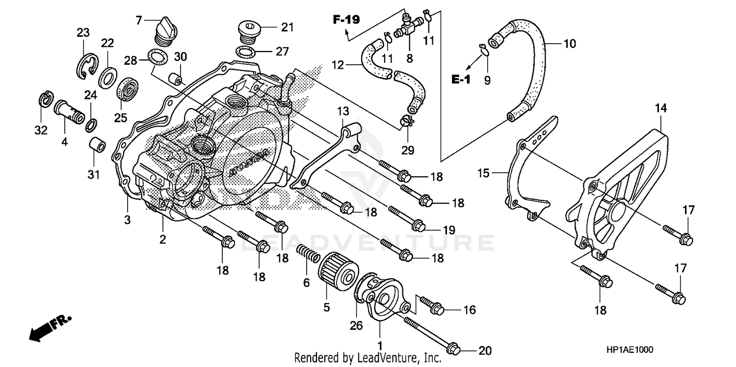 LEFT CRANKCASE COVER