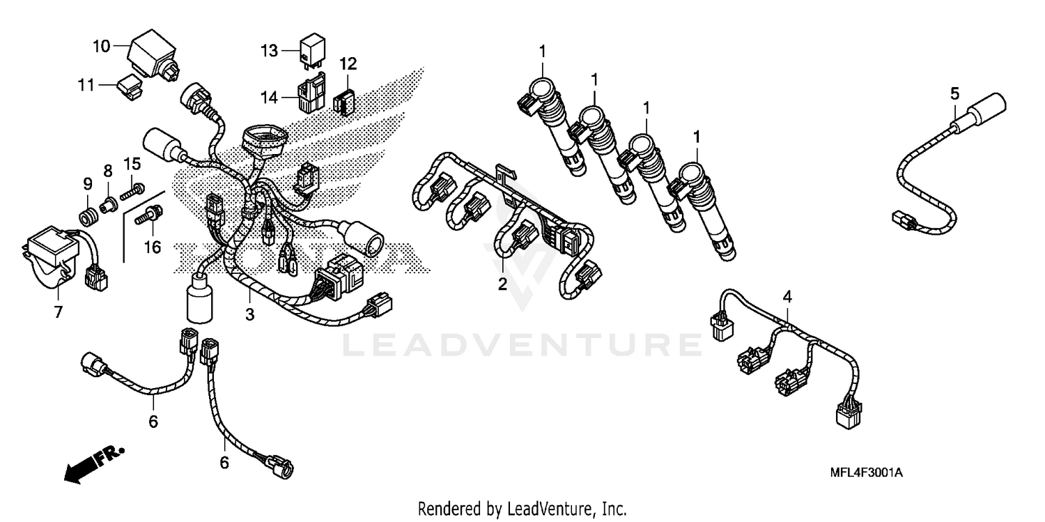 SUB HARNESS (CBR1000RR)