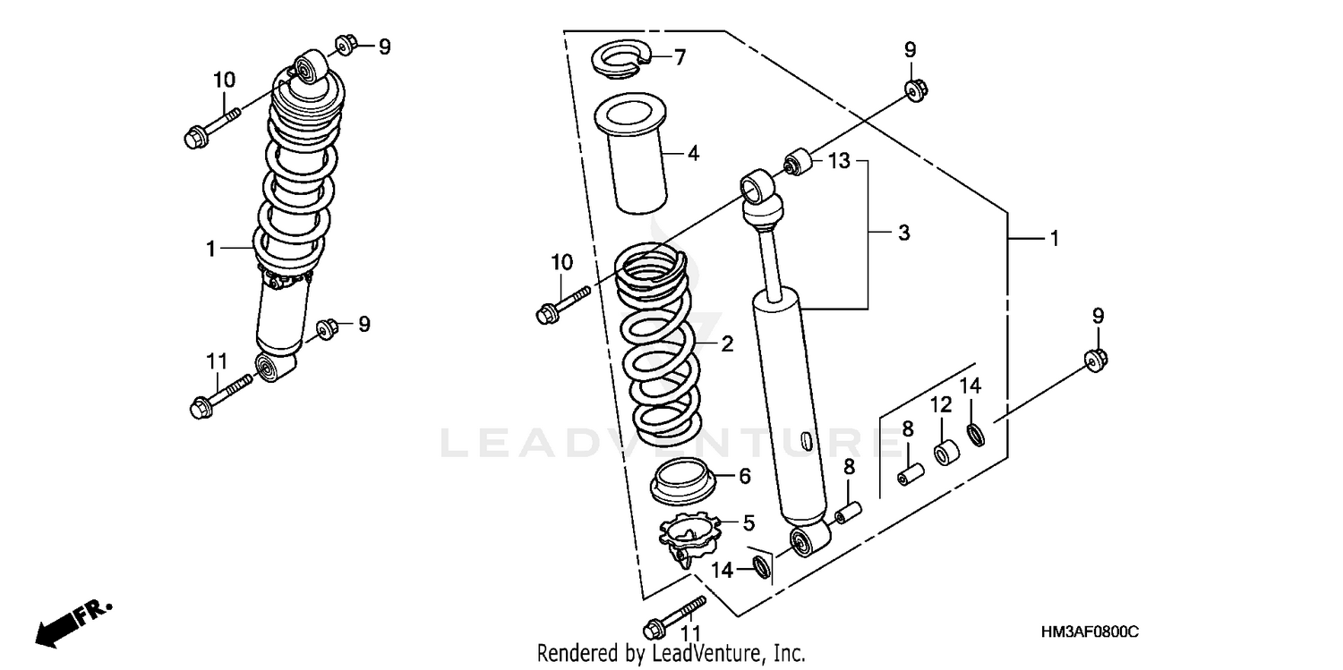 FRONT SHOCK ABSORBER