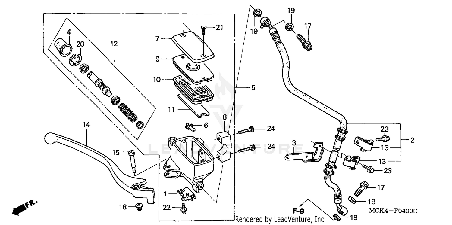 FRONT BRAKE MASTER CYLINDER