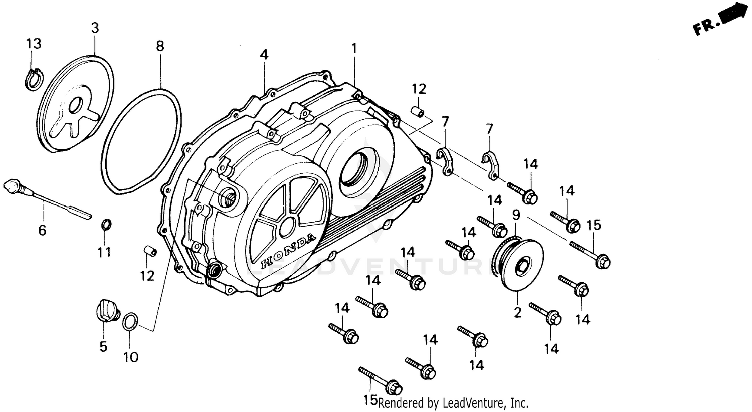 RIGHT CRANKCASE COVER