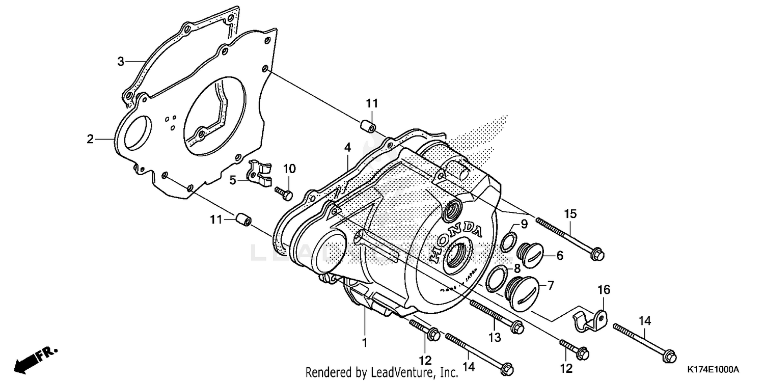 LEFT CRANKCASE COVER