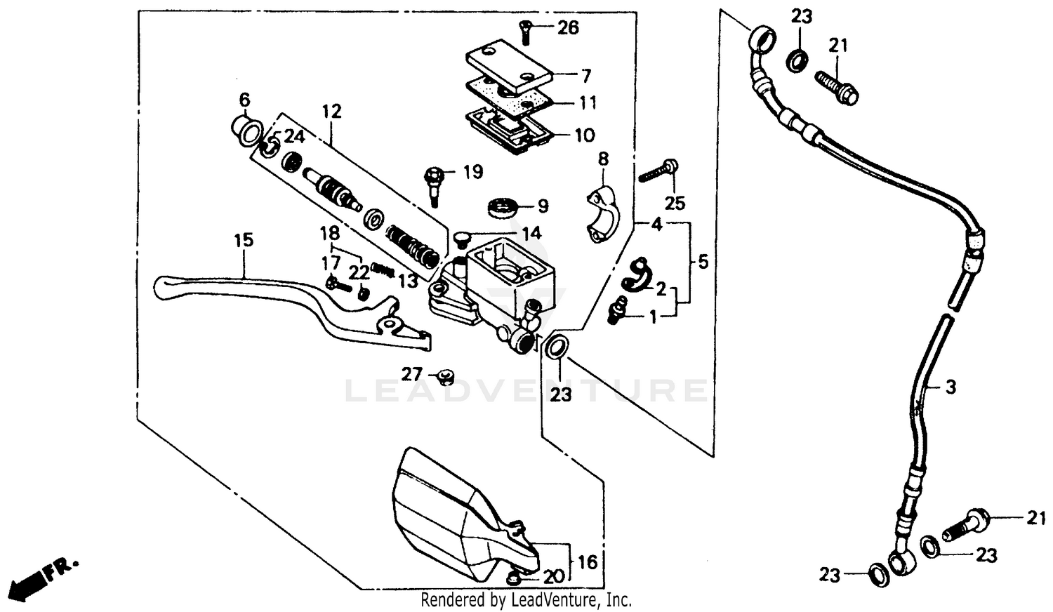 FRONT BRAKE MASTER CYLINDER