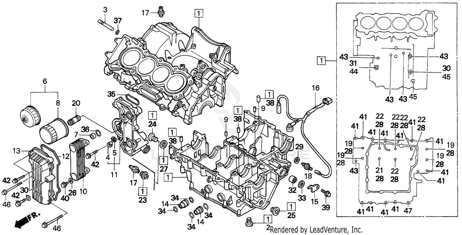 CRANKCASE SET