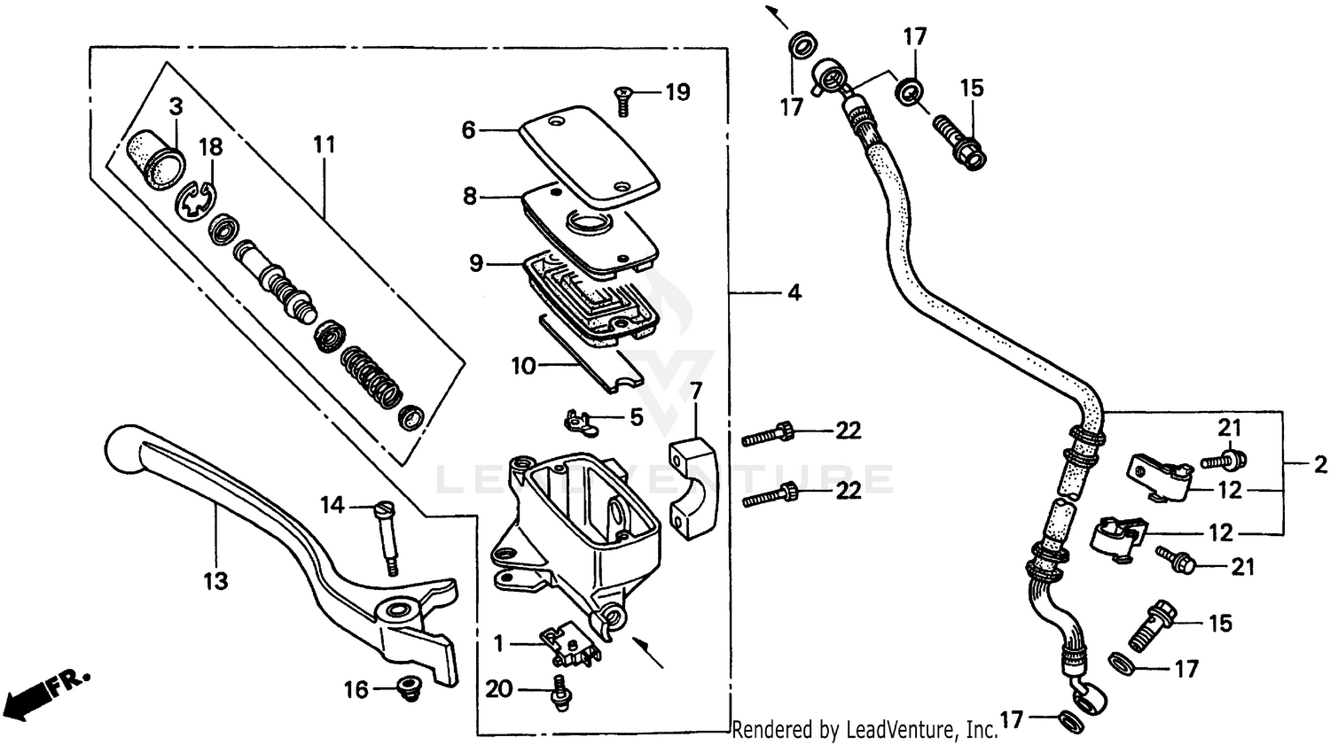 FRONT BRAKE MASTER CYLINDER