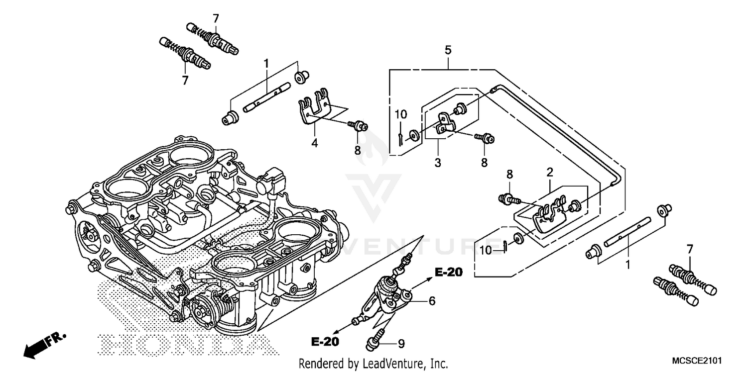 THROTTLE BODY (COMPONENT PARTS)