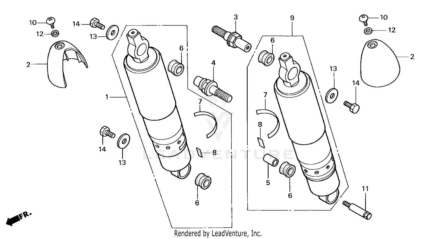 REAR SHOCK ABSORBER