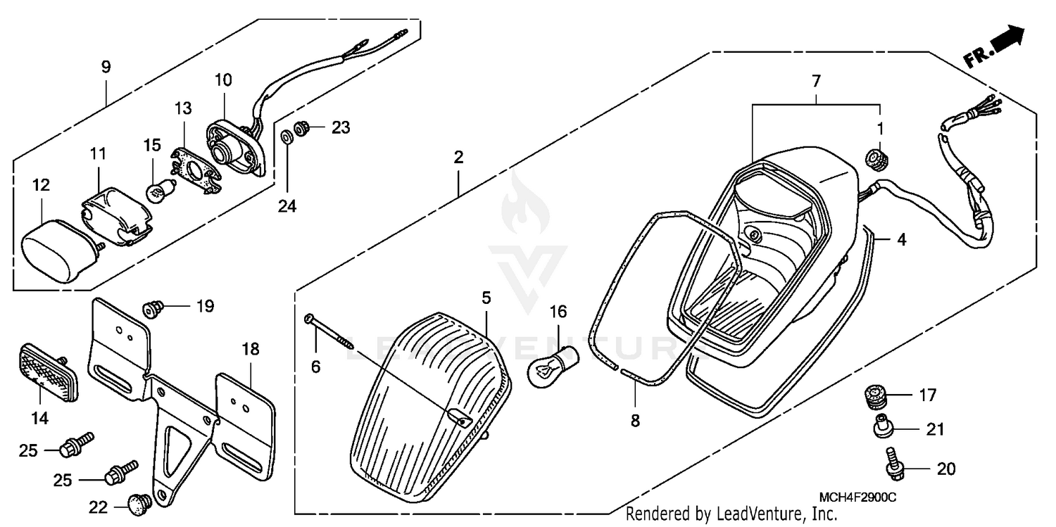 TAILLIGHT (VTX1800C)