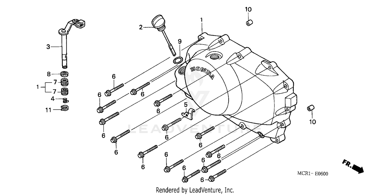 RIGHT CRANKCASE COVER