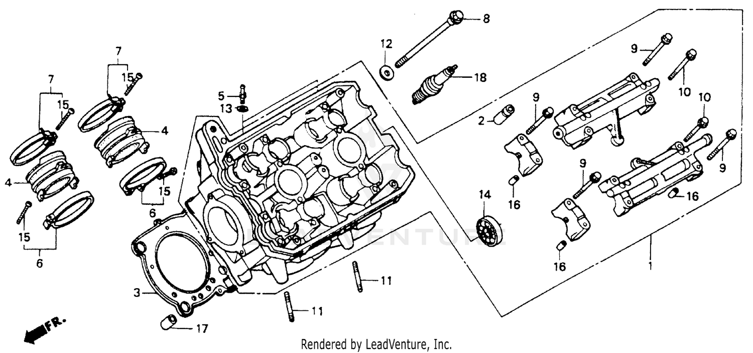 LEFT CYLINDER HEAD
