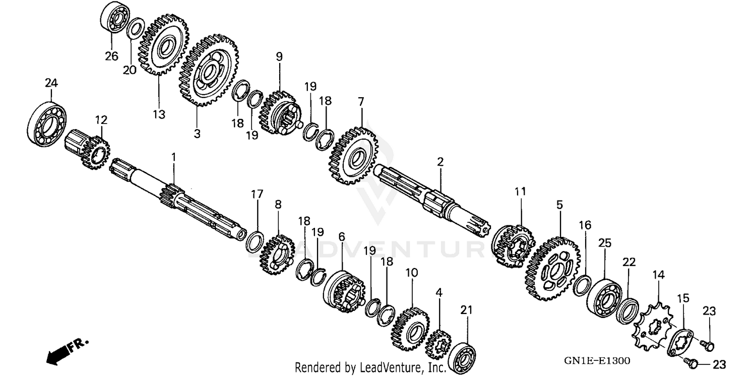 TRANSMISSION (CRF80F)