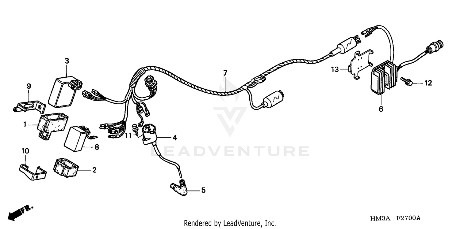 WIRE HARNESS (TRX300EX'01-'06)