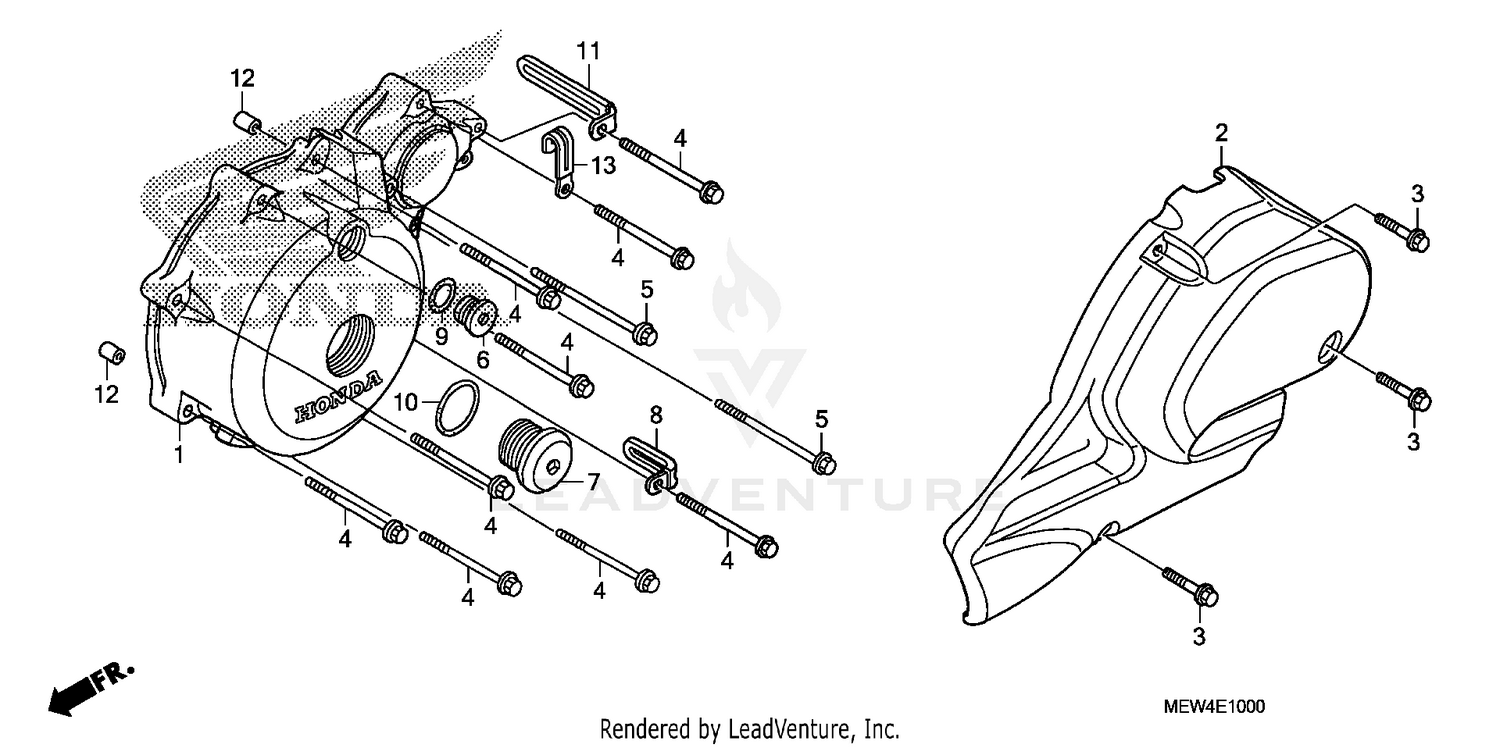 LEFT CRANKCASE COVER