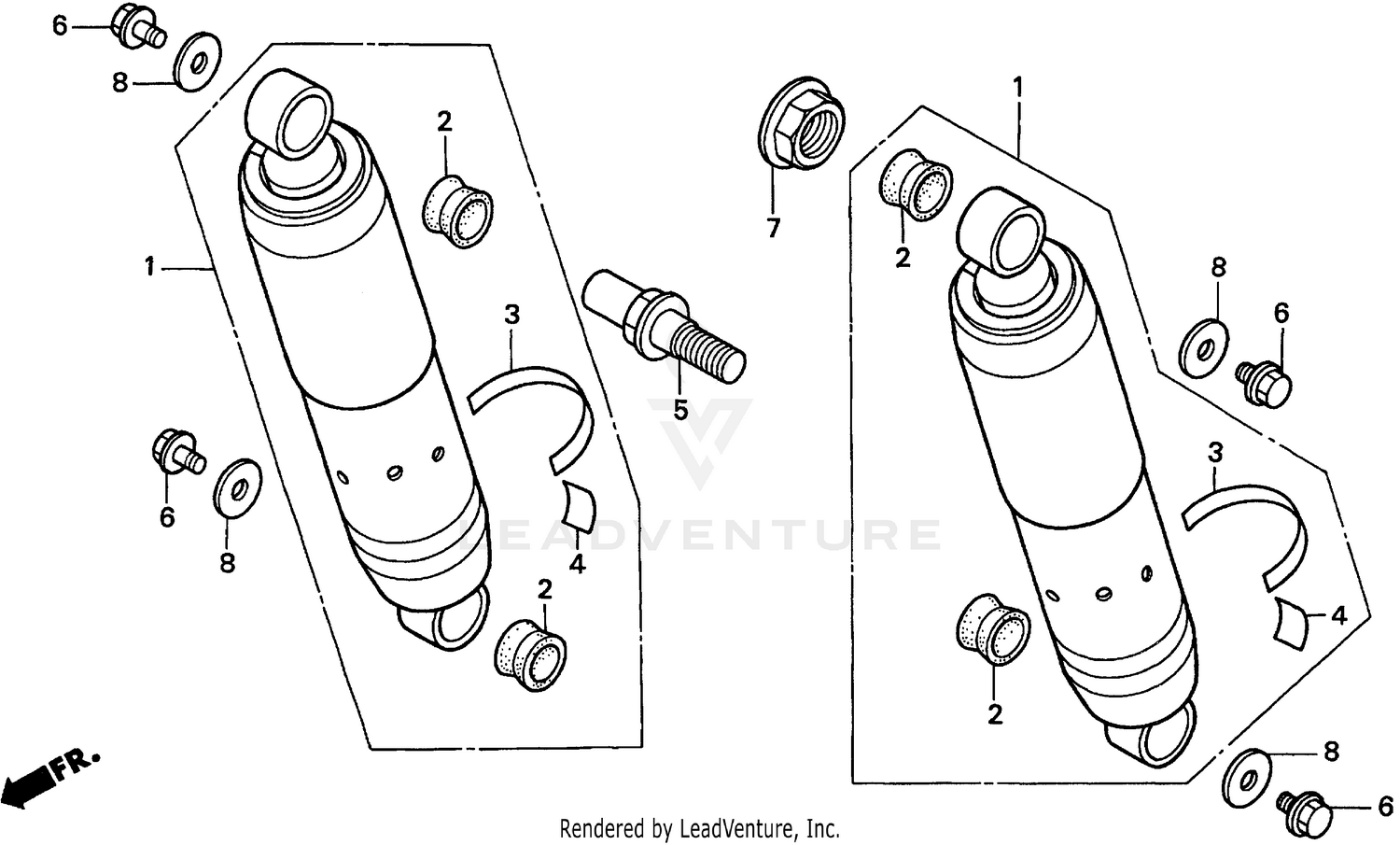 REAR SHOCK ABSORBER