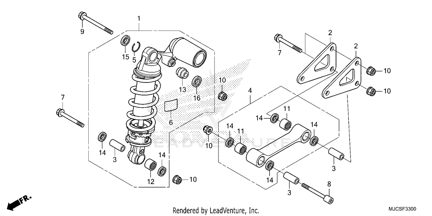 REAR SHOCK ABSORBER (1)