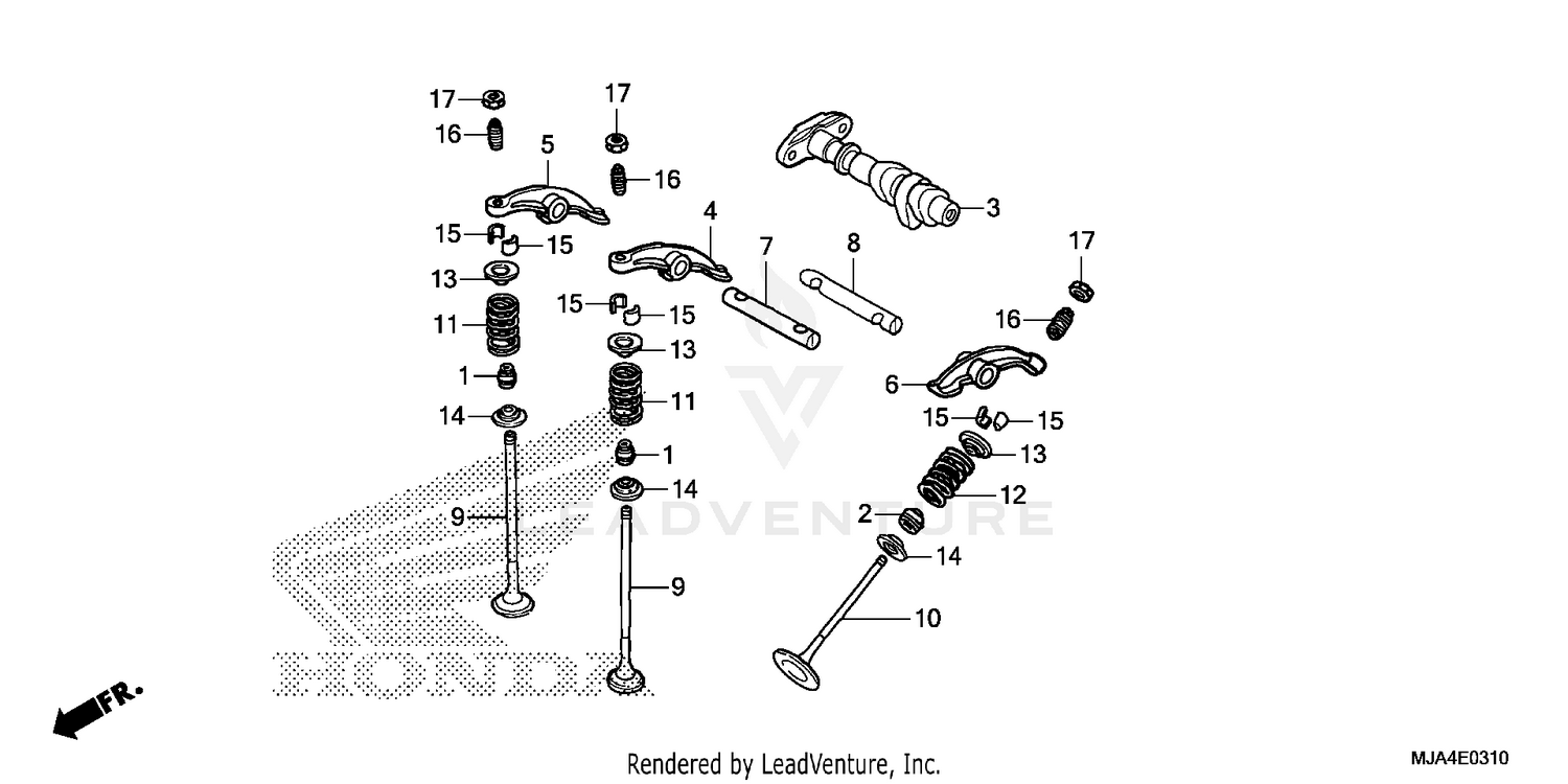CAMSHAFT VALVE (RR.)