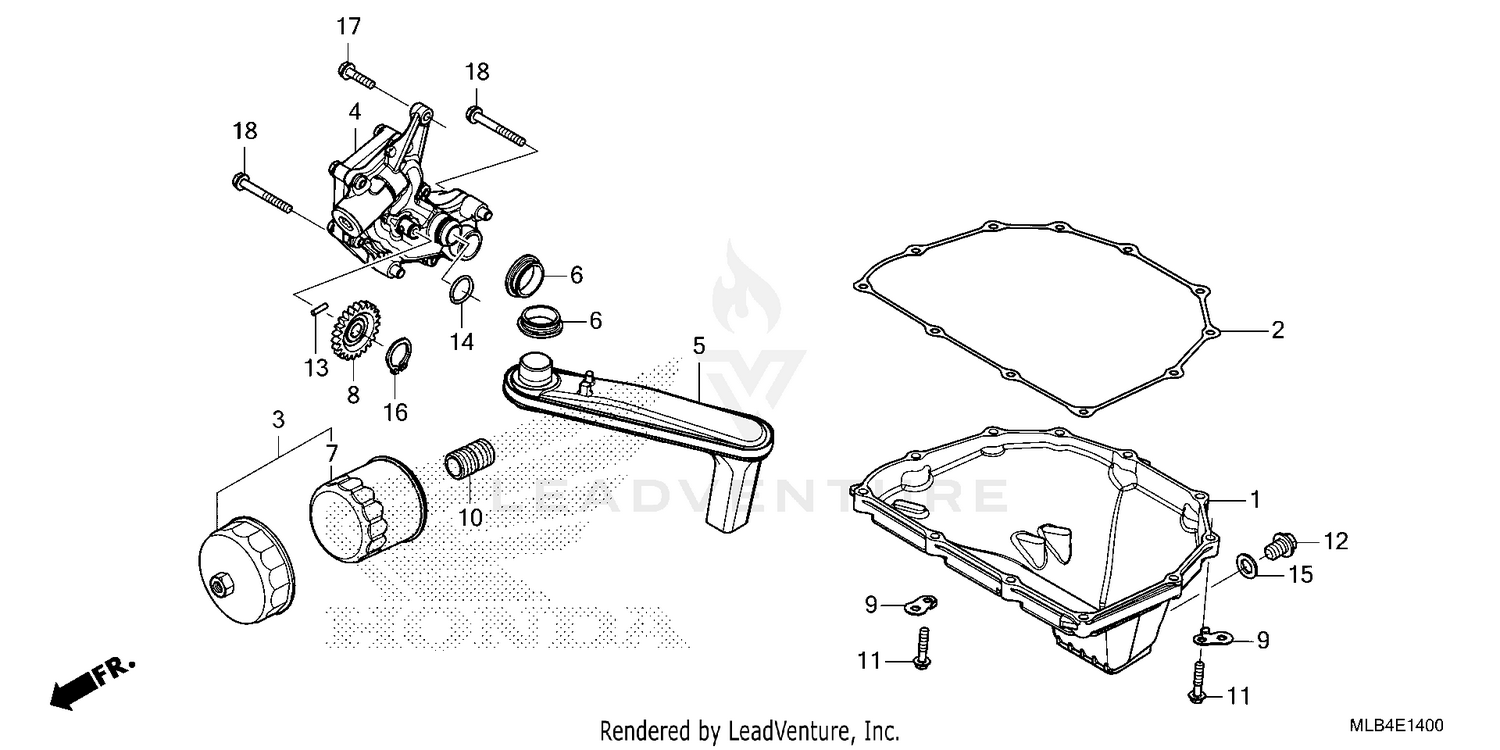 OIL PAN@OIL PUMP