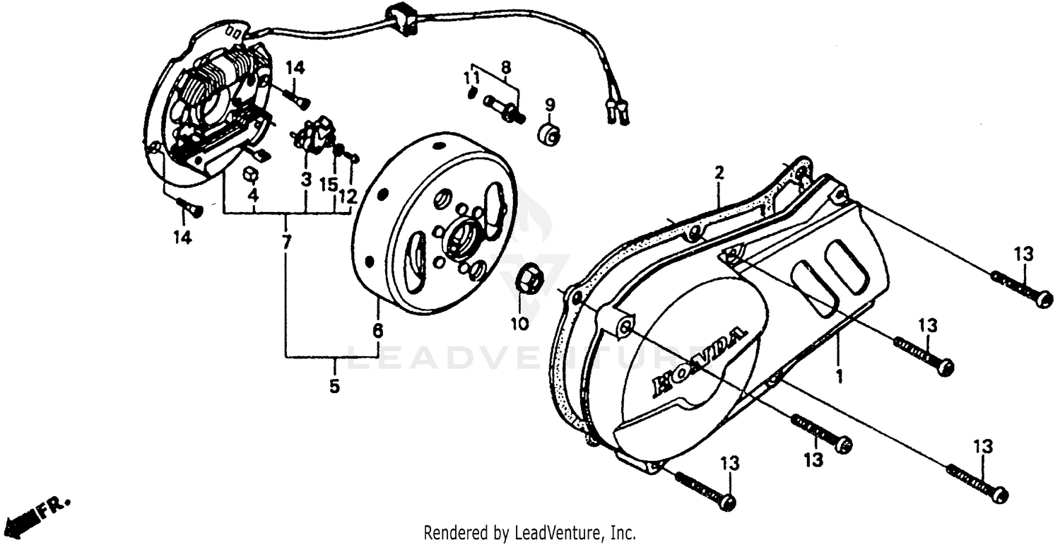 LEFT CRANKCASE COVER 85-91