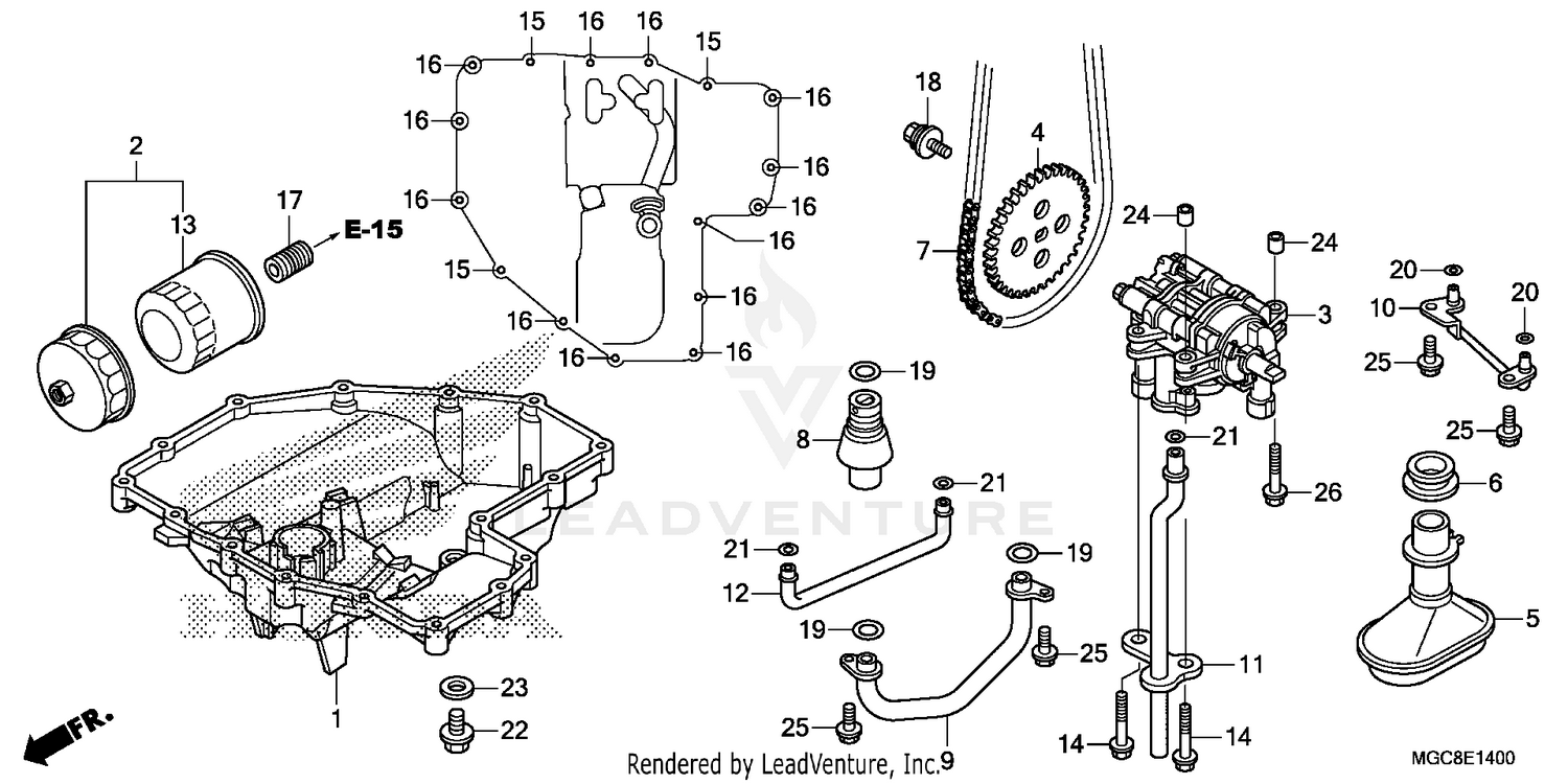 OIL PAN@OIL PUMP