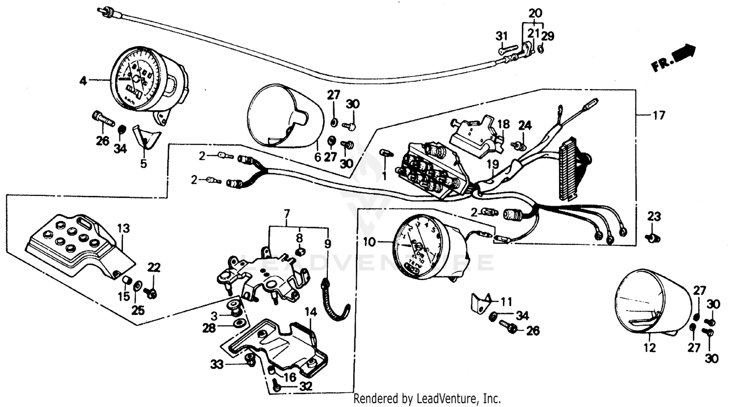 SPEEDOMETER + TACHOMETER
