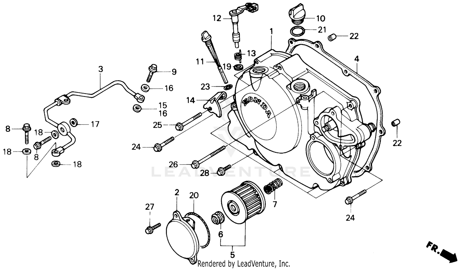 RIGHT CRANKCASE COVER