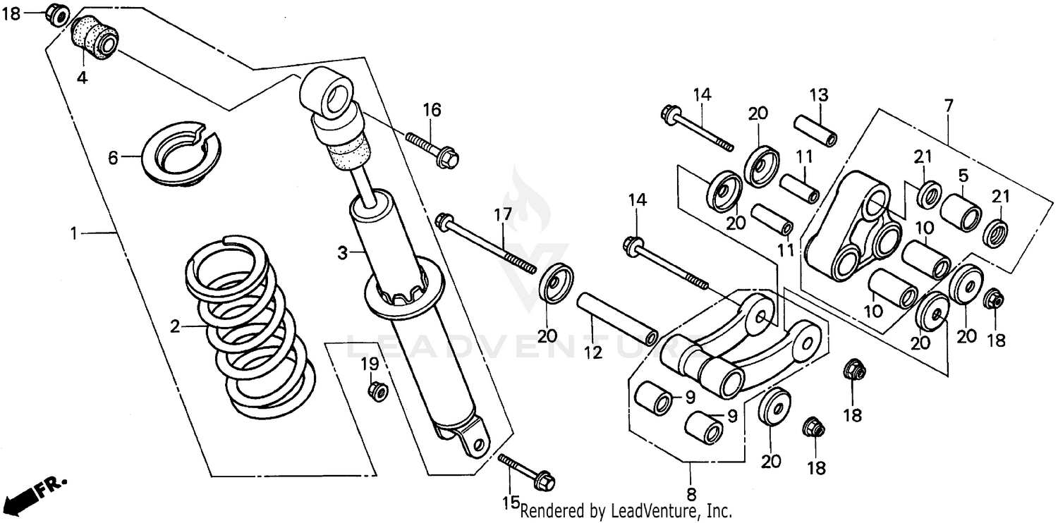 REAR SHOCK ABSORBER