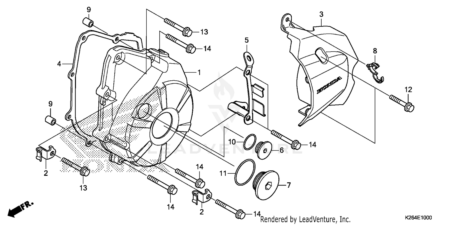 LEFT CRANKCASE COVER